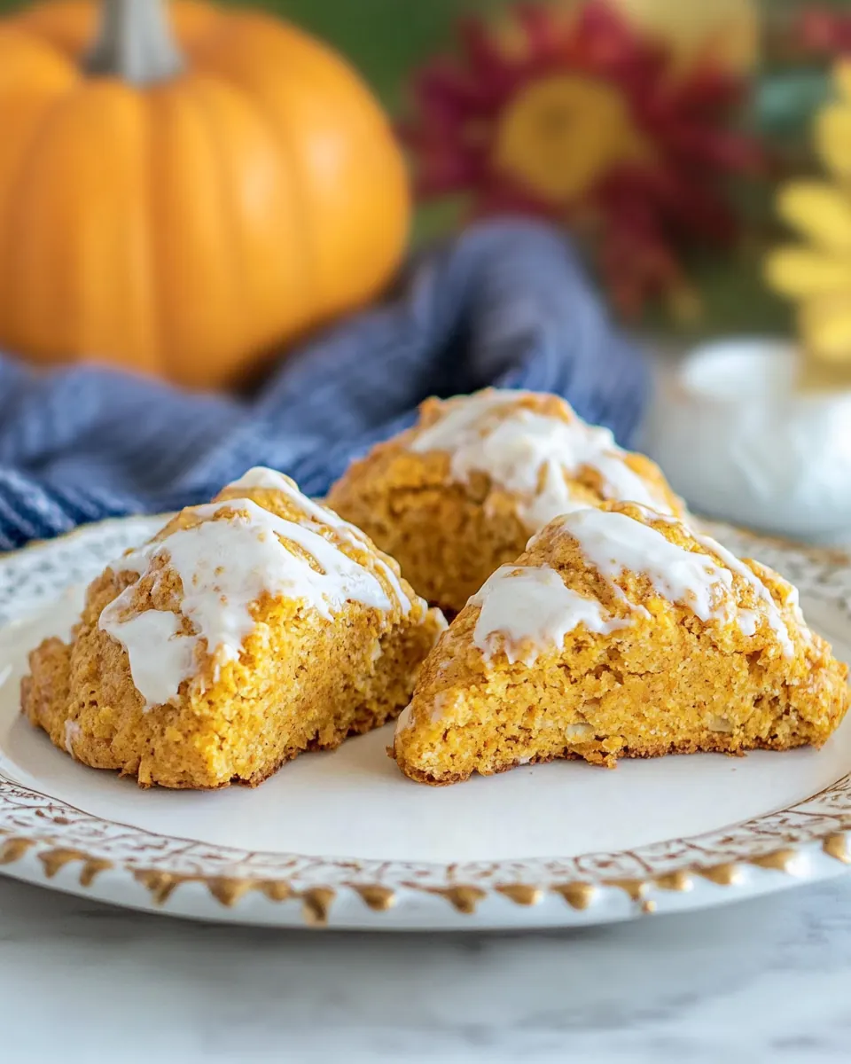 Healthy Almond Flour Pumpkin Scones