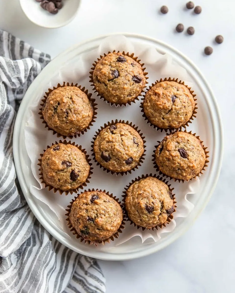 Healthy Gluten Free Zucchini Muffins With Applesauce