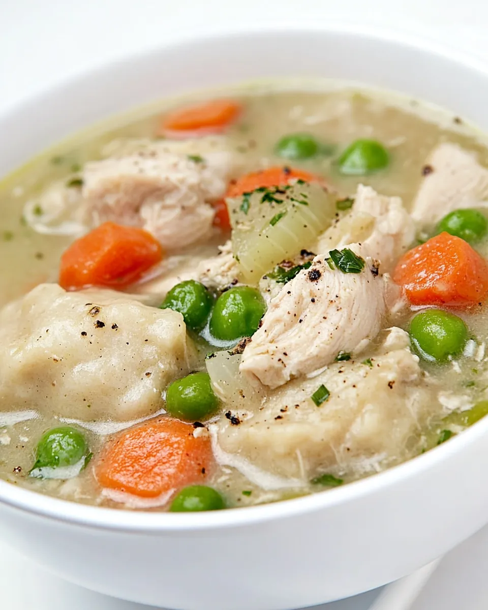 Healthy Irish Chicken and Dumpling Soup