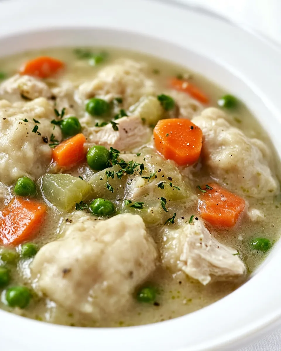 Healthy Irish Chicken and Dumpling Soup