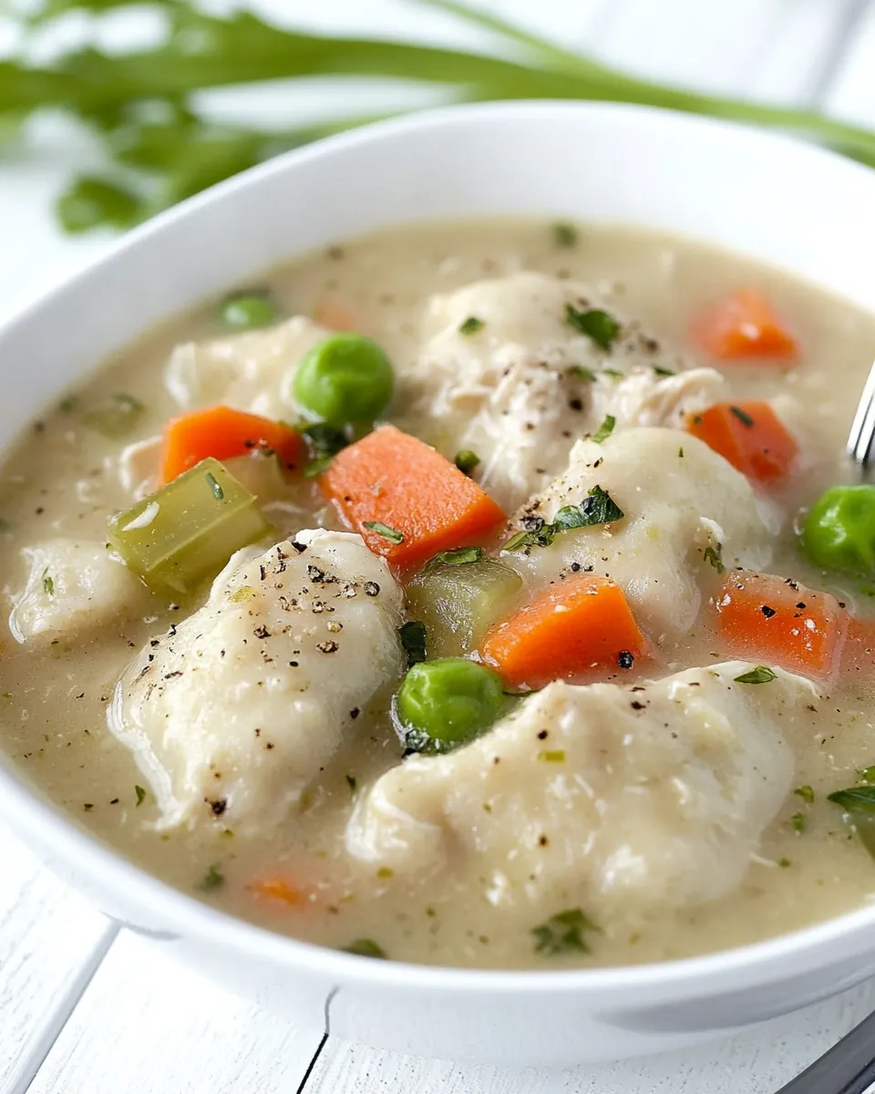 Healthy Irish Chicken and Dumpling Soup