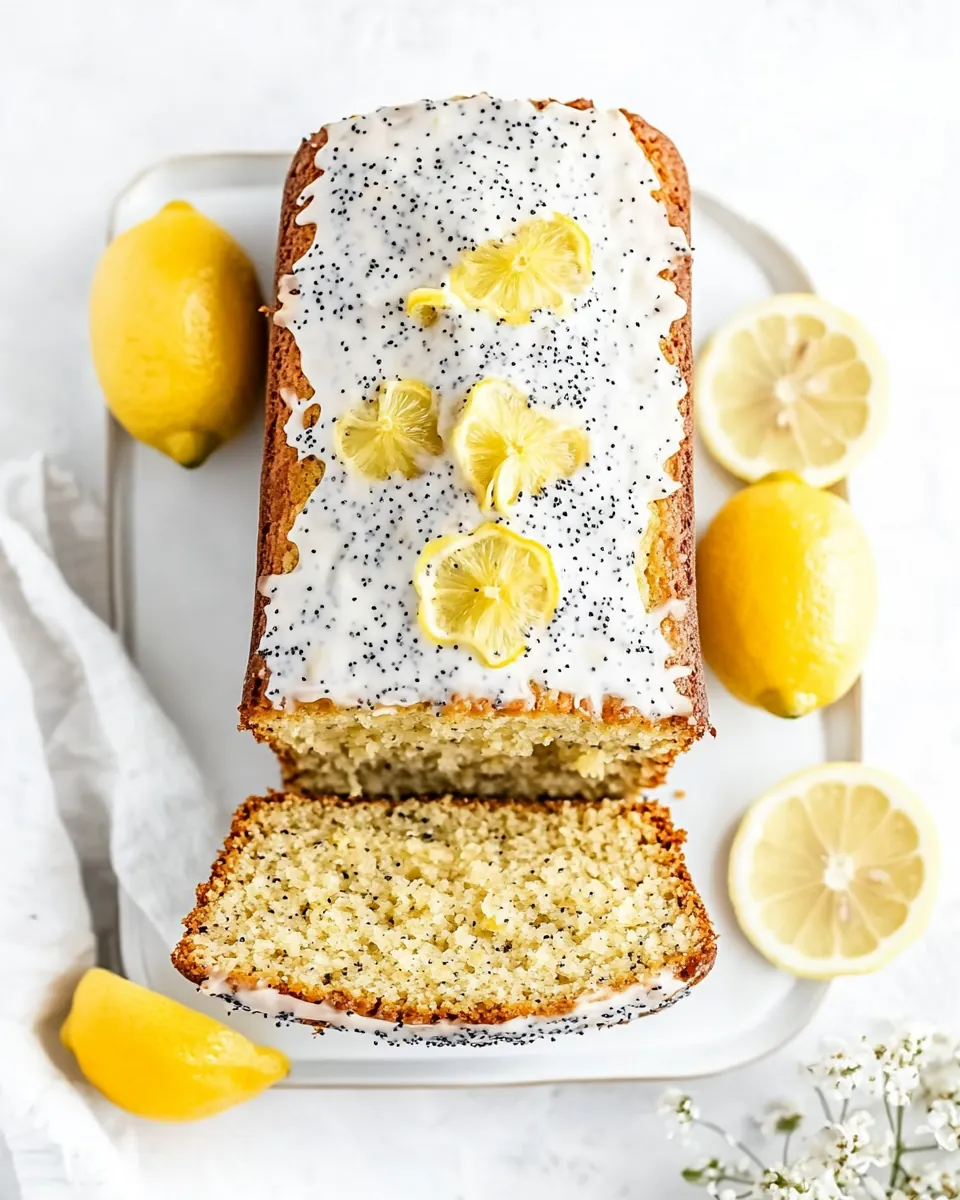 Healthy Lemon Poppy Seed Bread