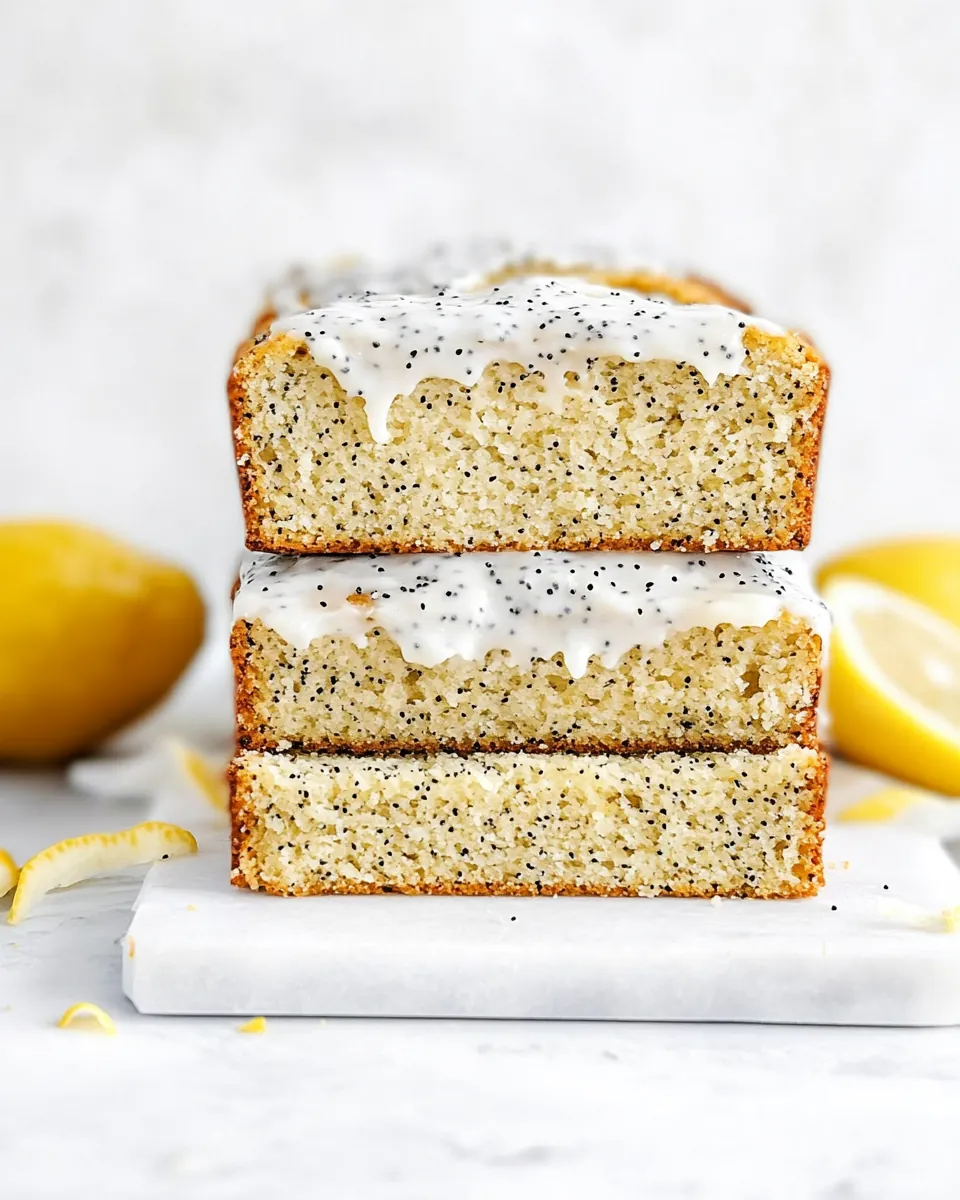 Healthy Lemon Poppy Seed Bread