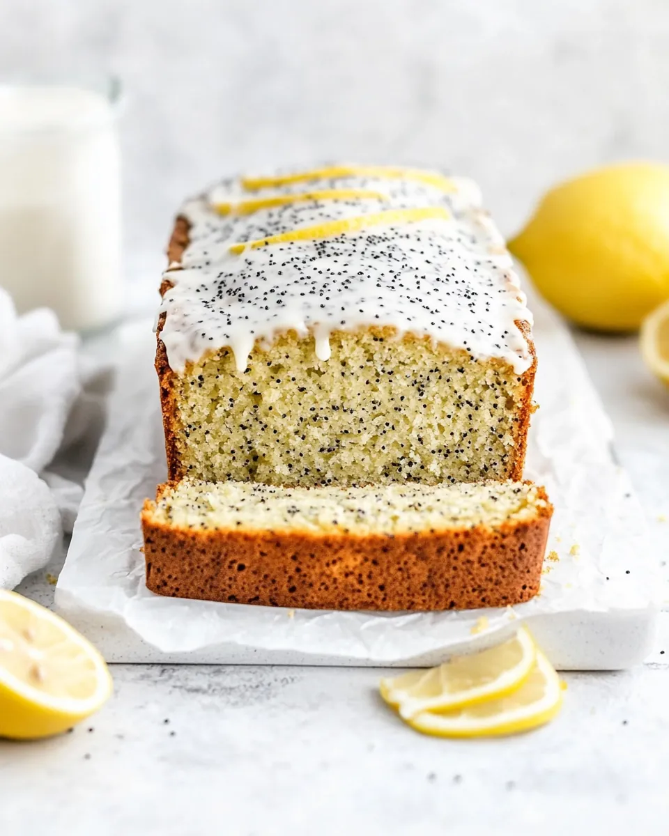 Healthy Lemon Poppy Seed Bread