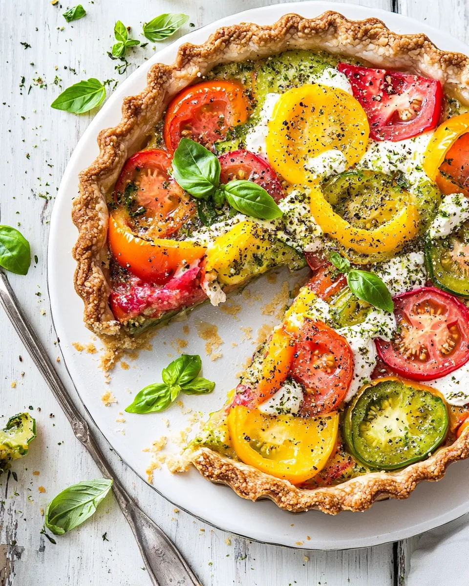 Heirloom Tomato Tart