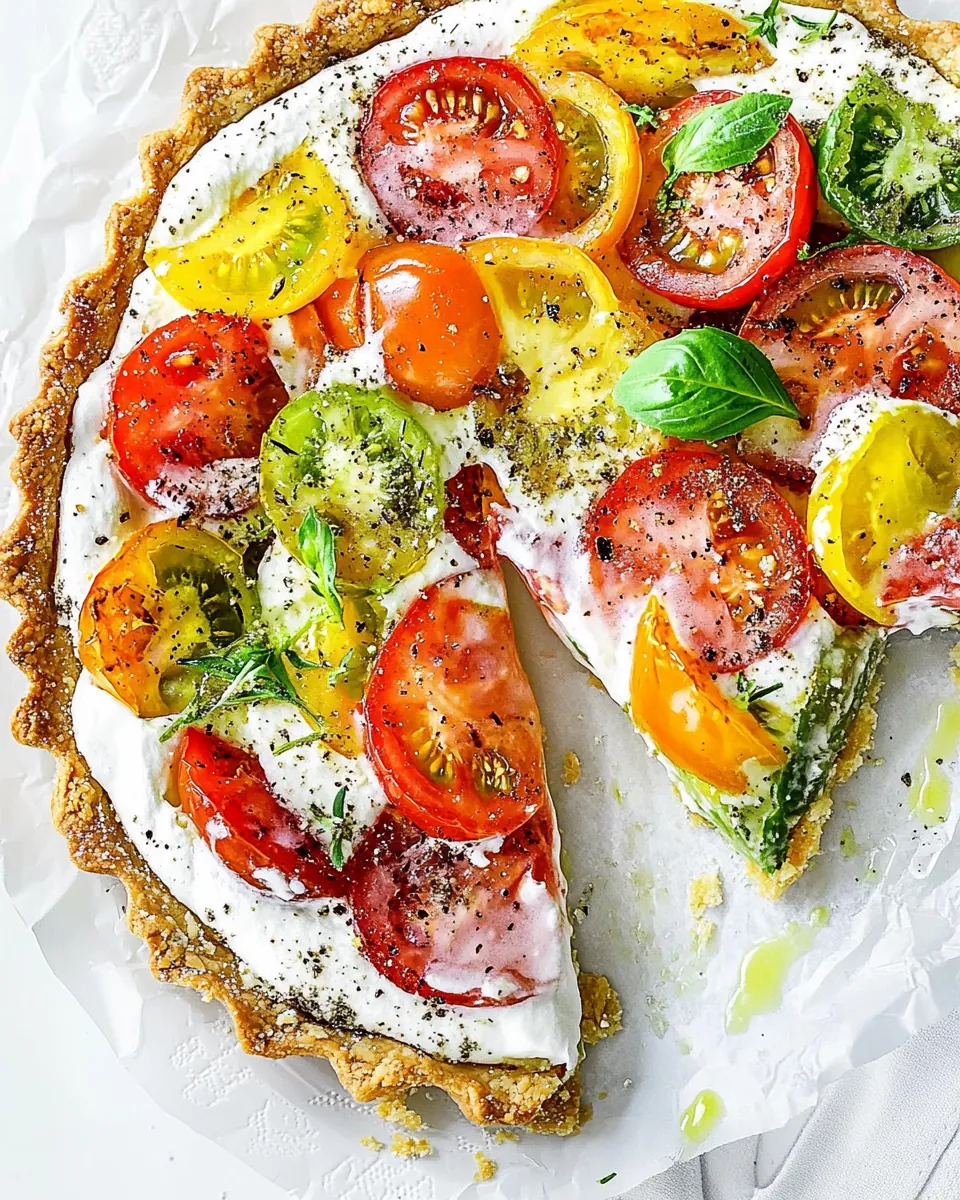 Heirloom Tomato Tart