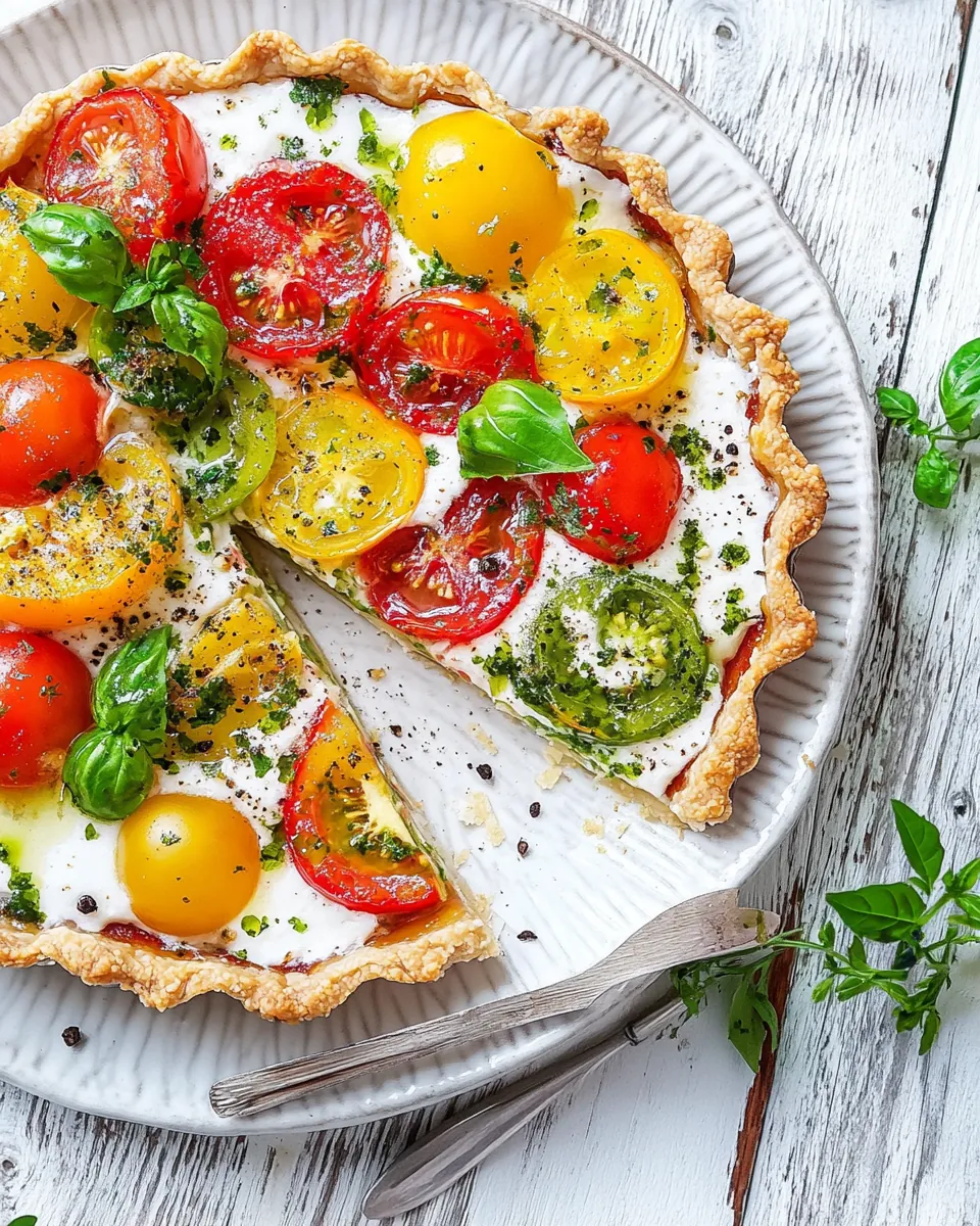 Heirloom Tomato Tart