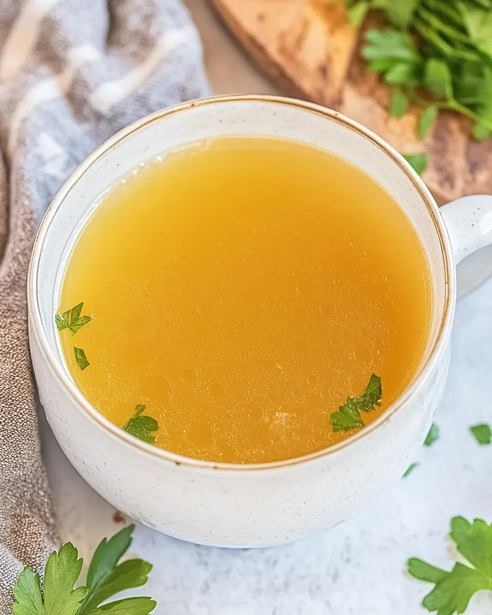 Homemade Chicken Broth