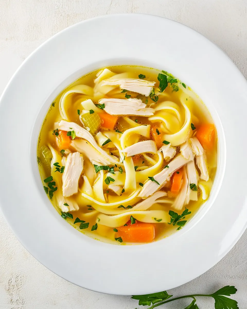 Homemade Chicken Noodle Soup