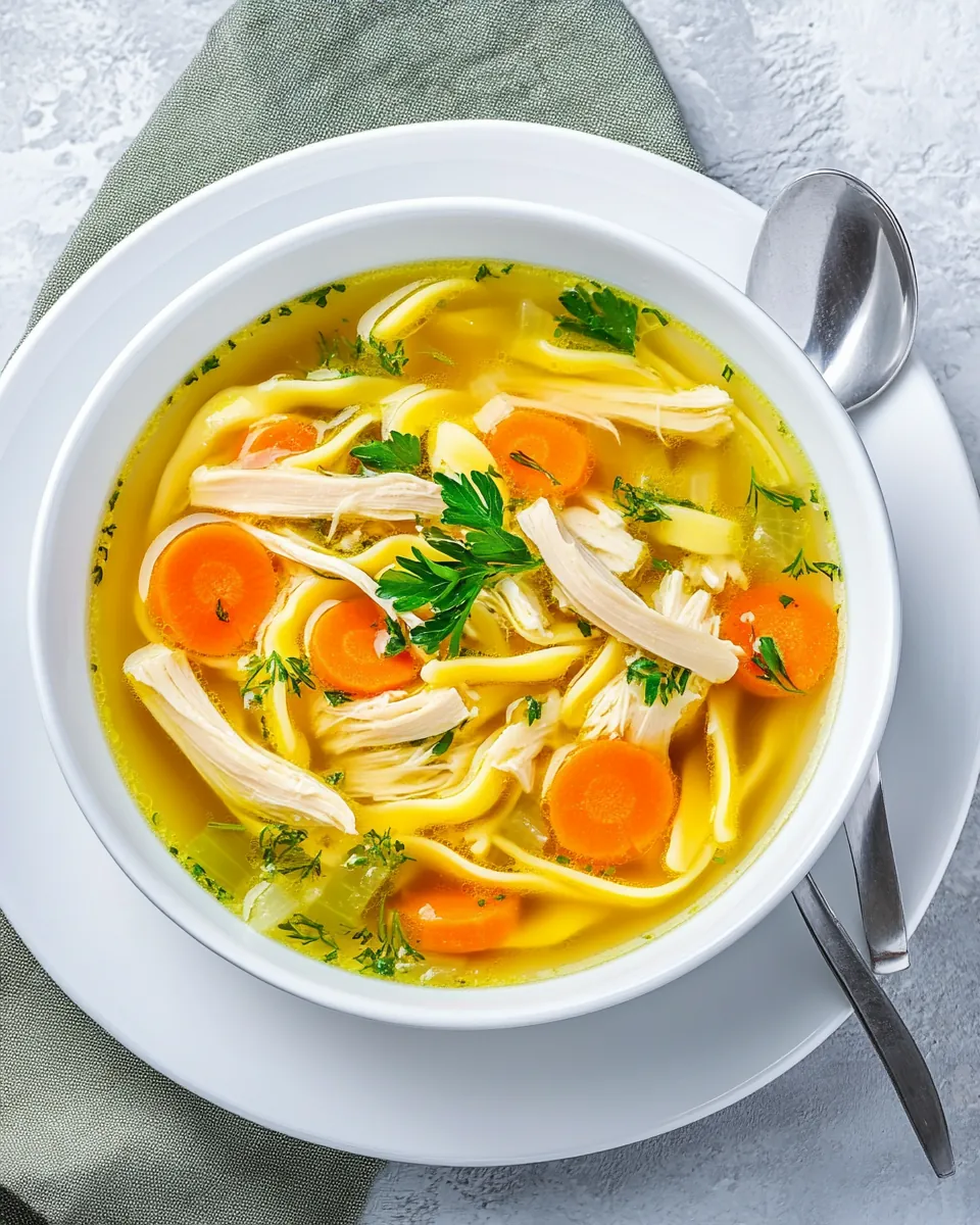 Homemade Chicken Noodle Soup