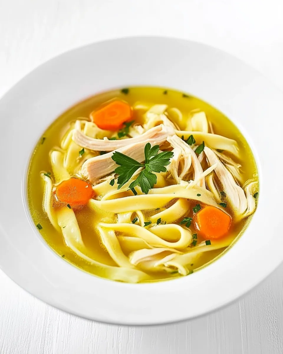 Homemade Chicken Noodle Soup