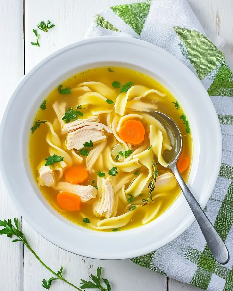 Homemade Chicken Noodle Soup