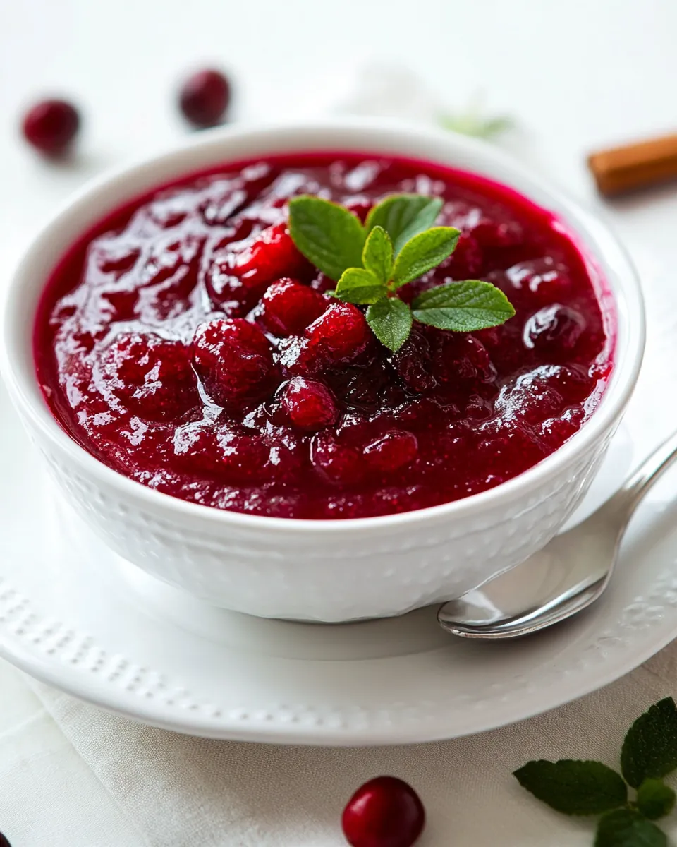 Homemade Cranberry Sauce