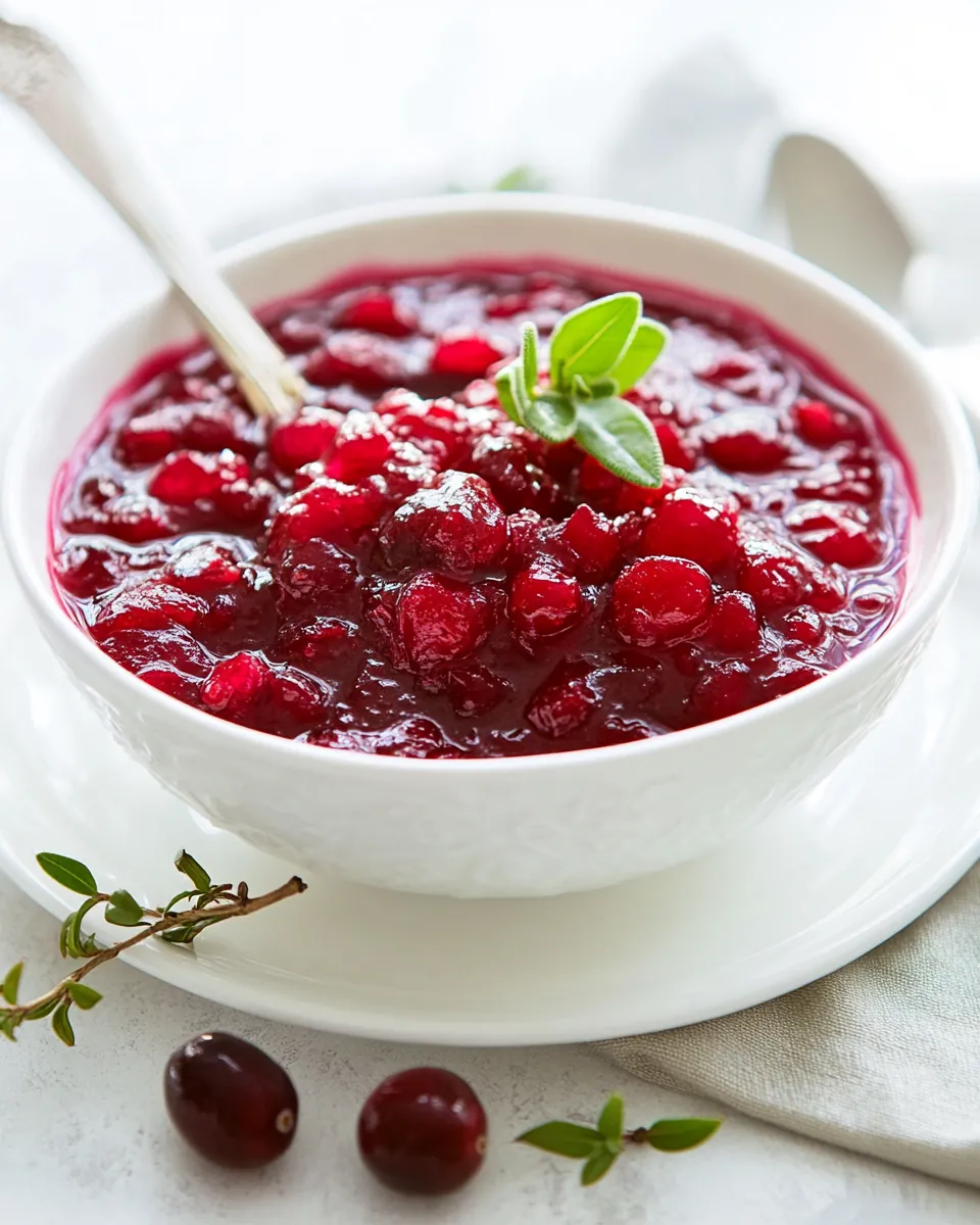 Homemade Cranberry Sauce