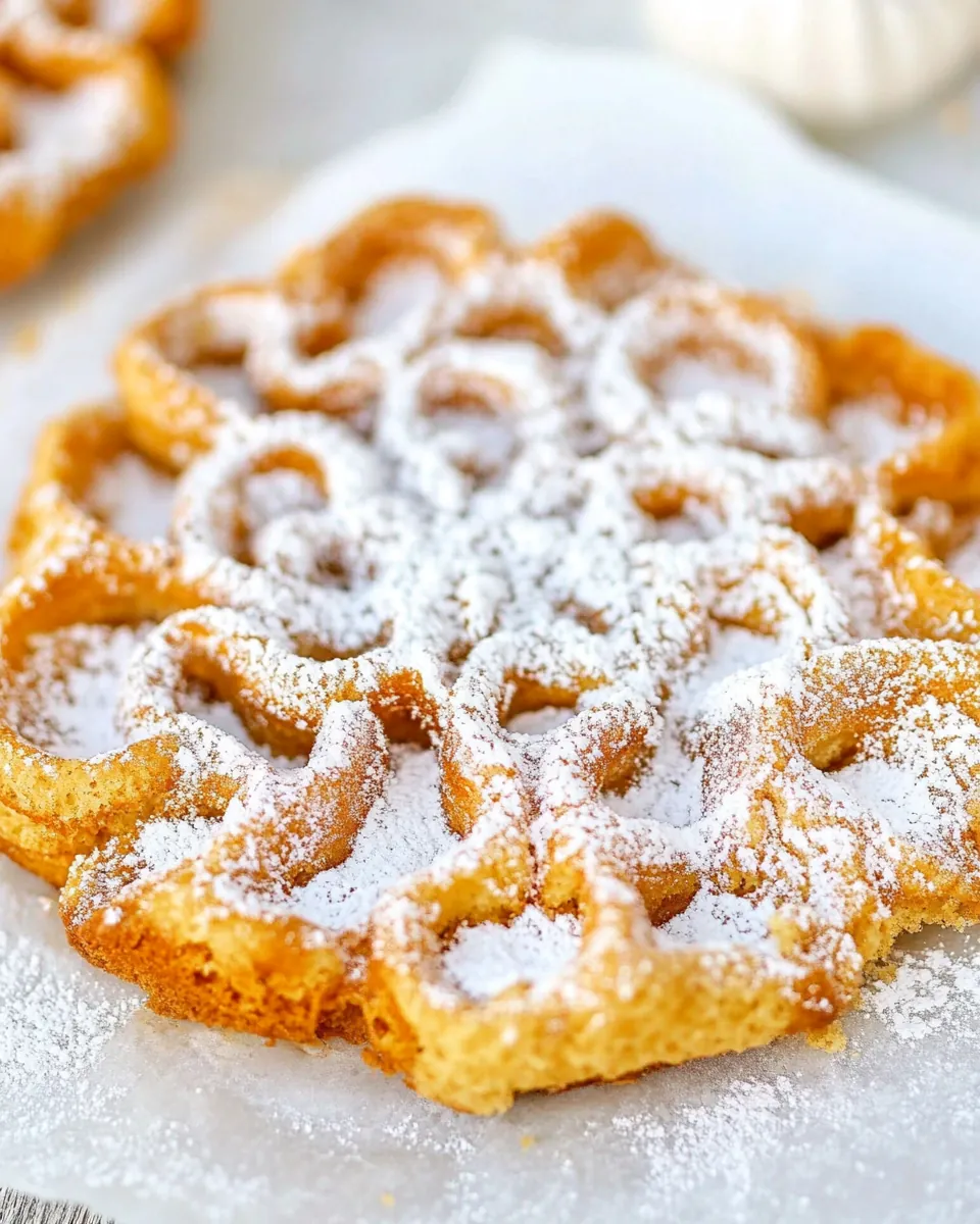 Homemade Funnel Cake