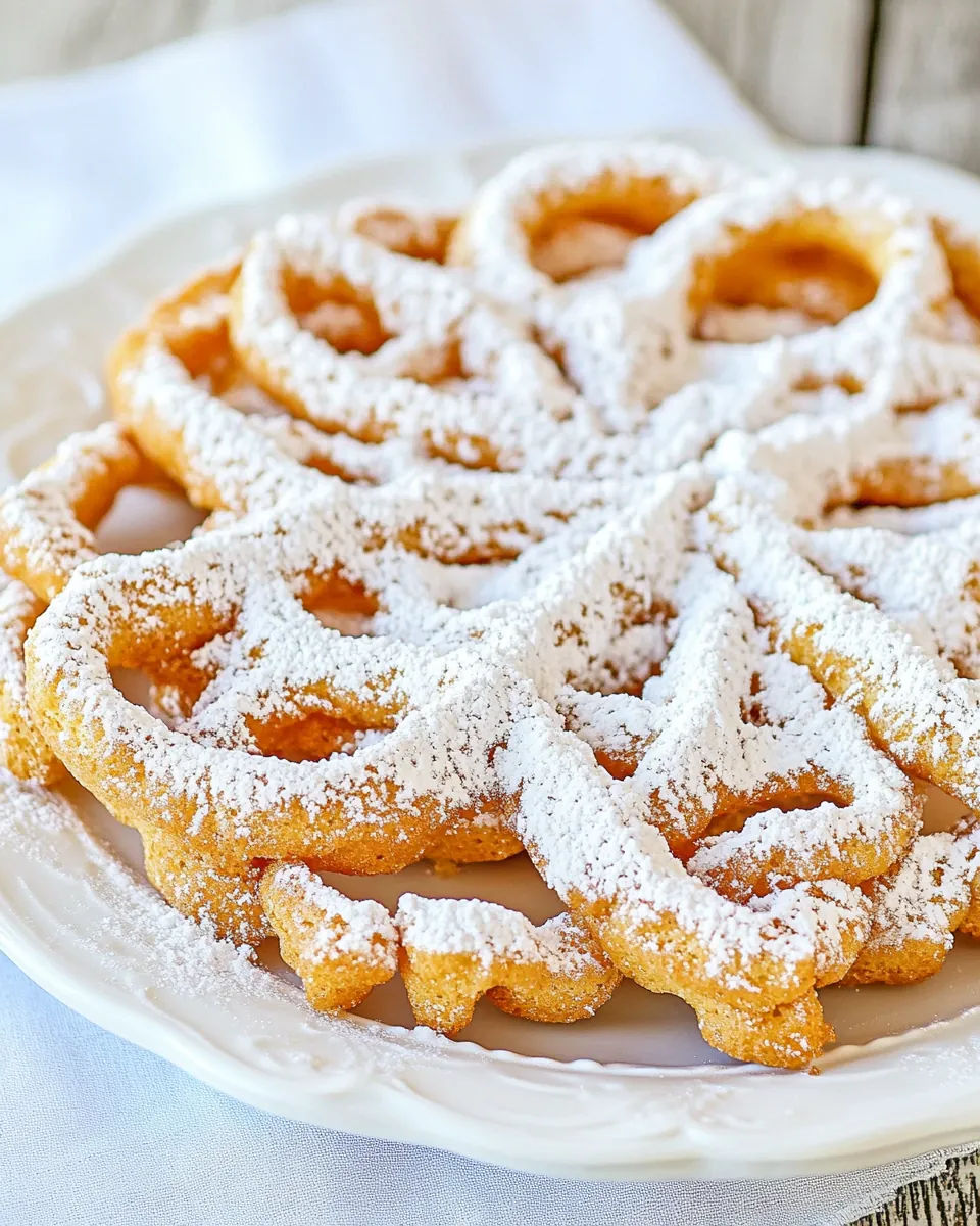 Homemade Funnel Cake
