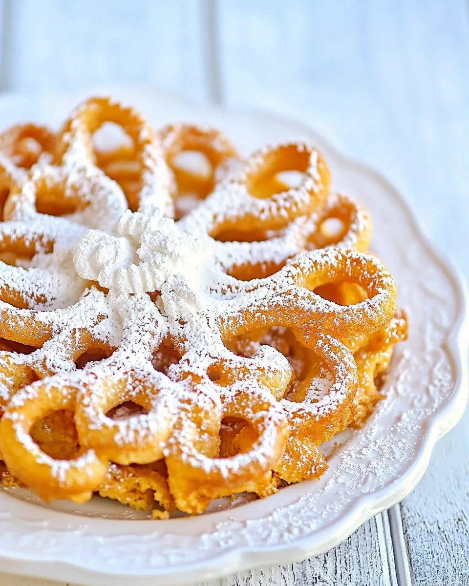 Homemade Funnel Cake