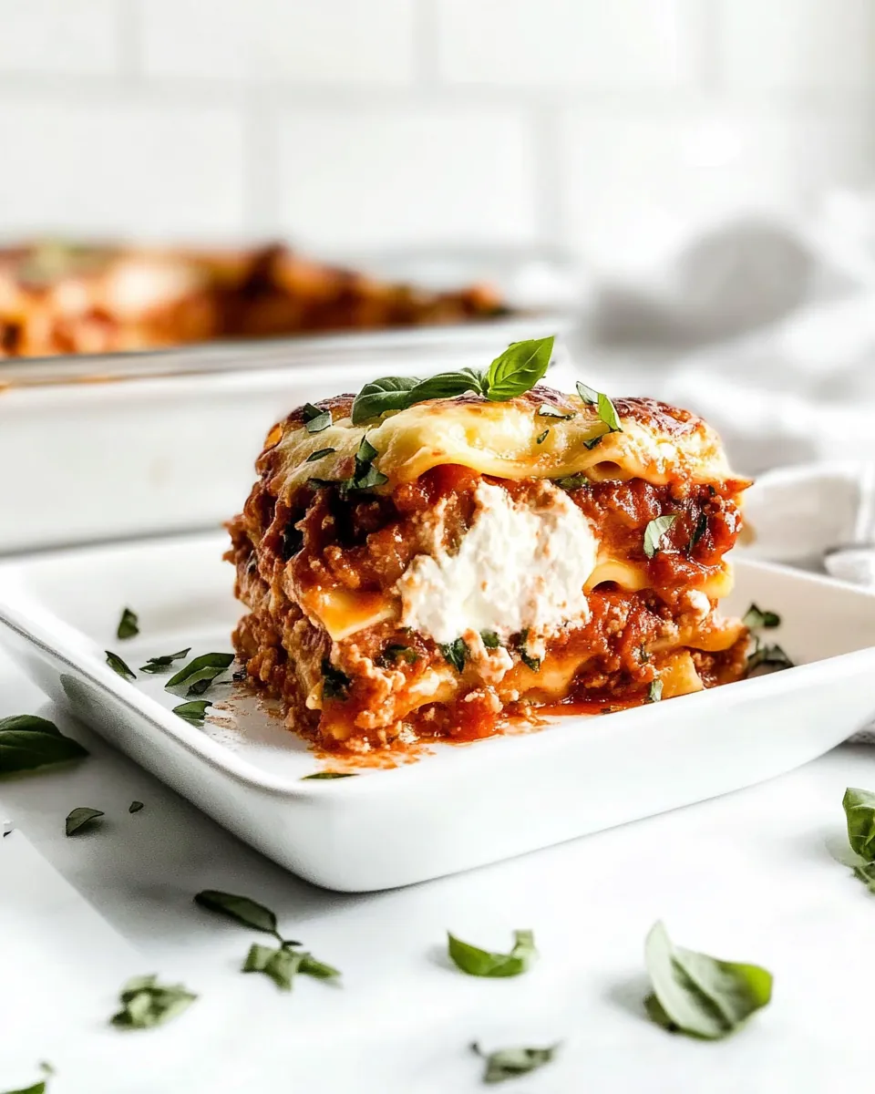 Homemade Lasagna