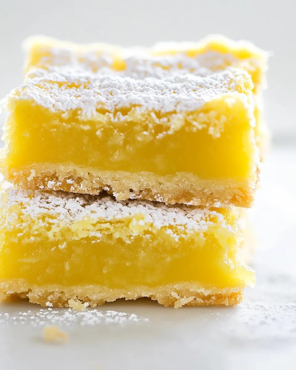 Homemade Lemon Bars