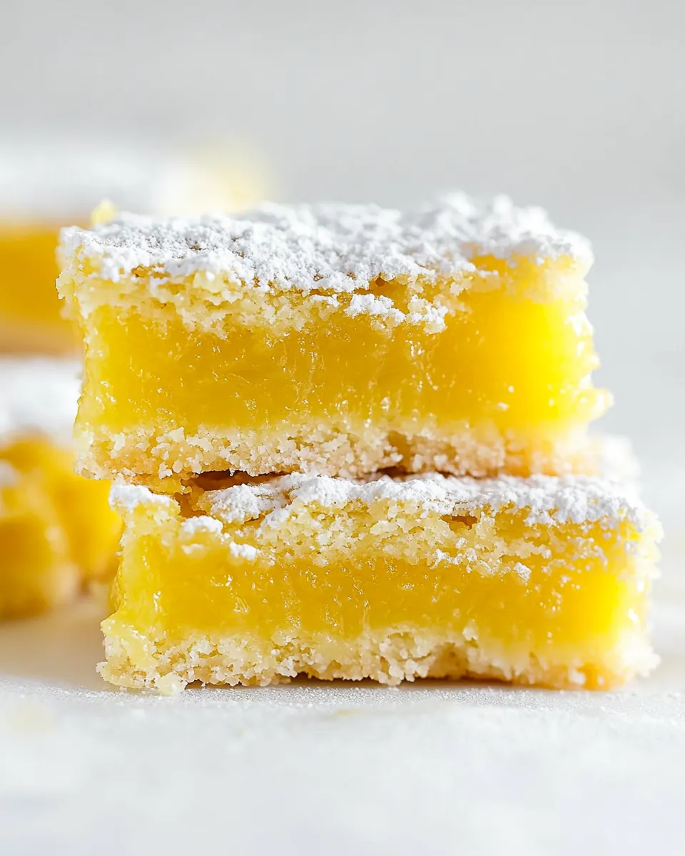 Homemade Lemon Bars