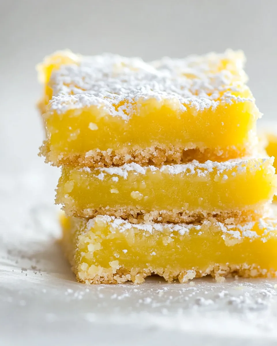 Homemade Lemon Bars