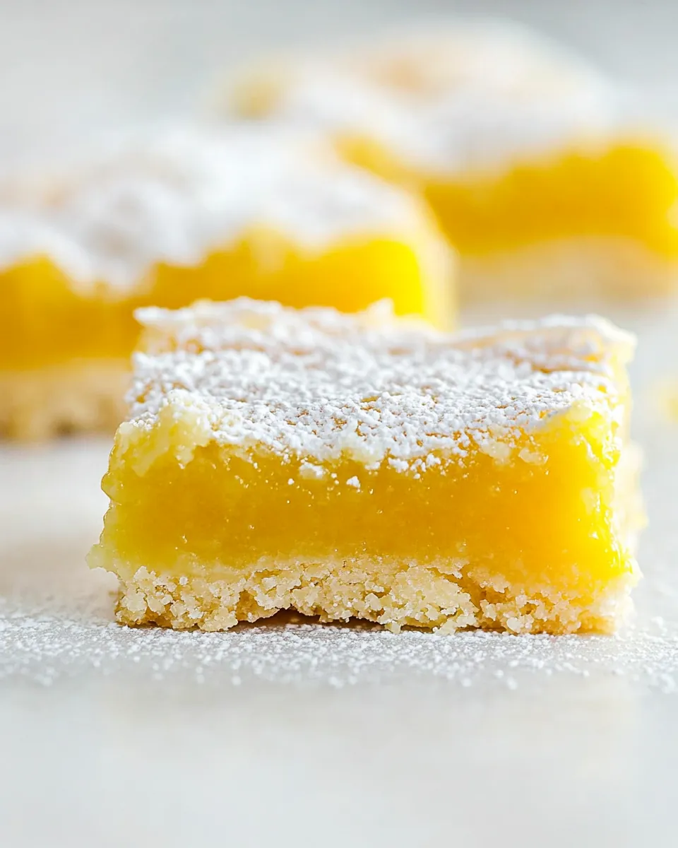 Homemade Lemon Bars