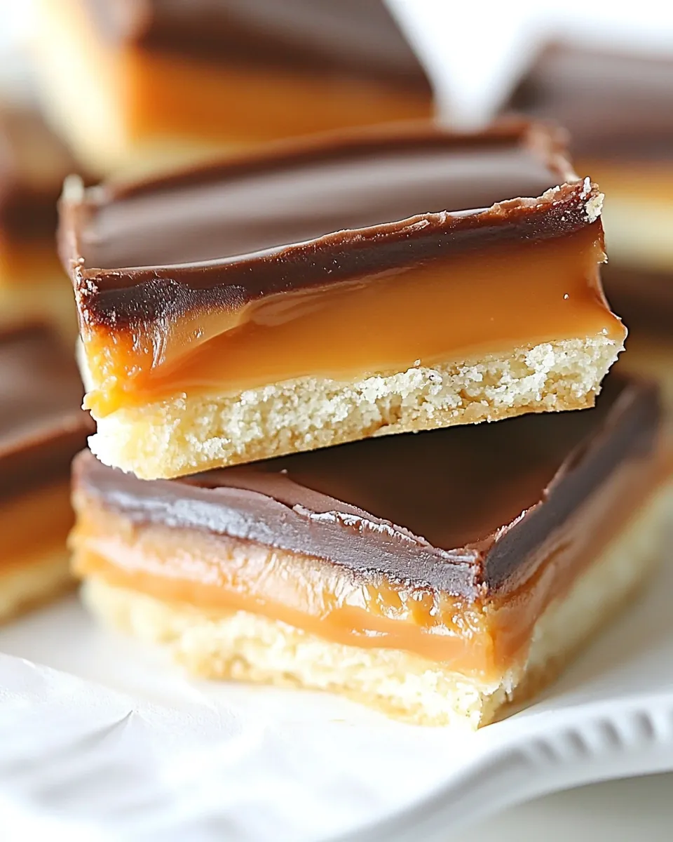 Homemade Twix Bars