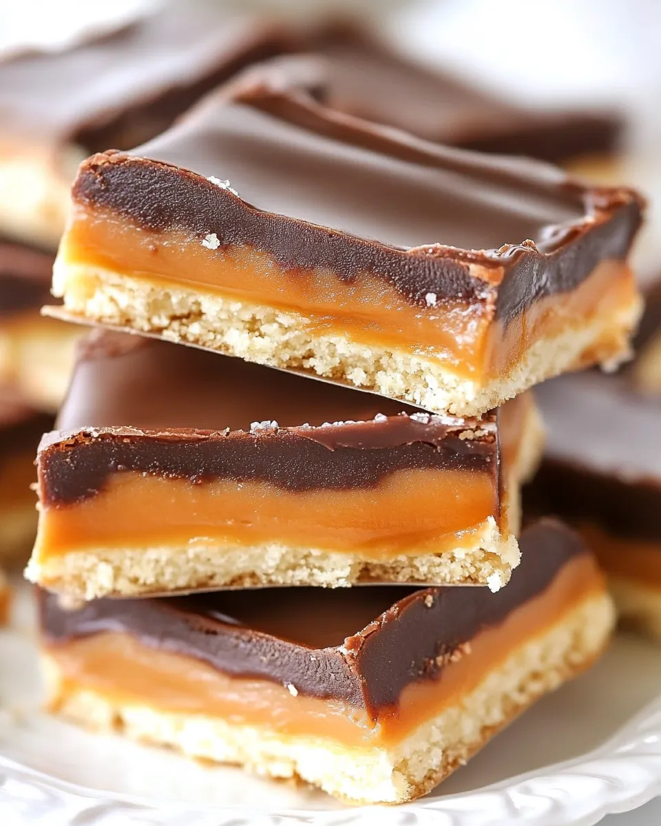 Homemade Twix Bars
