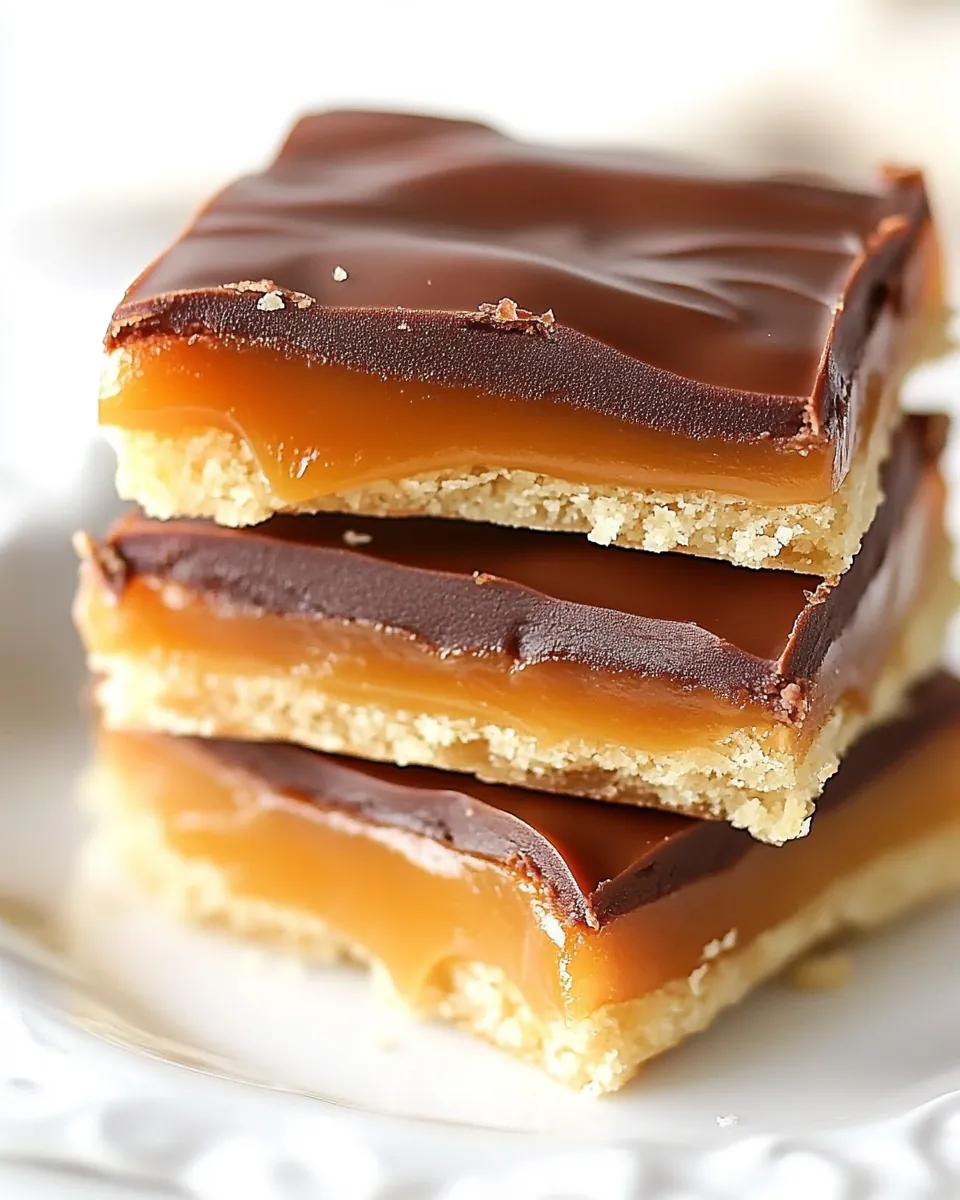 Homemade Twix Bars