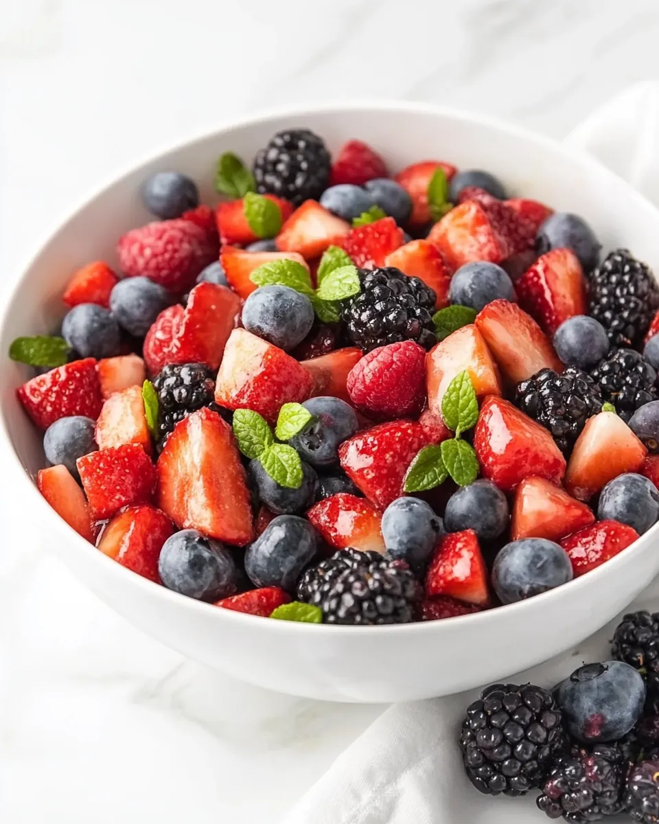 Honey Lime Fruit Salad