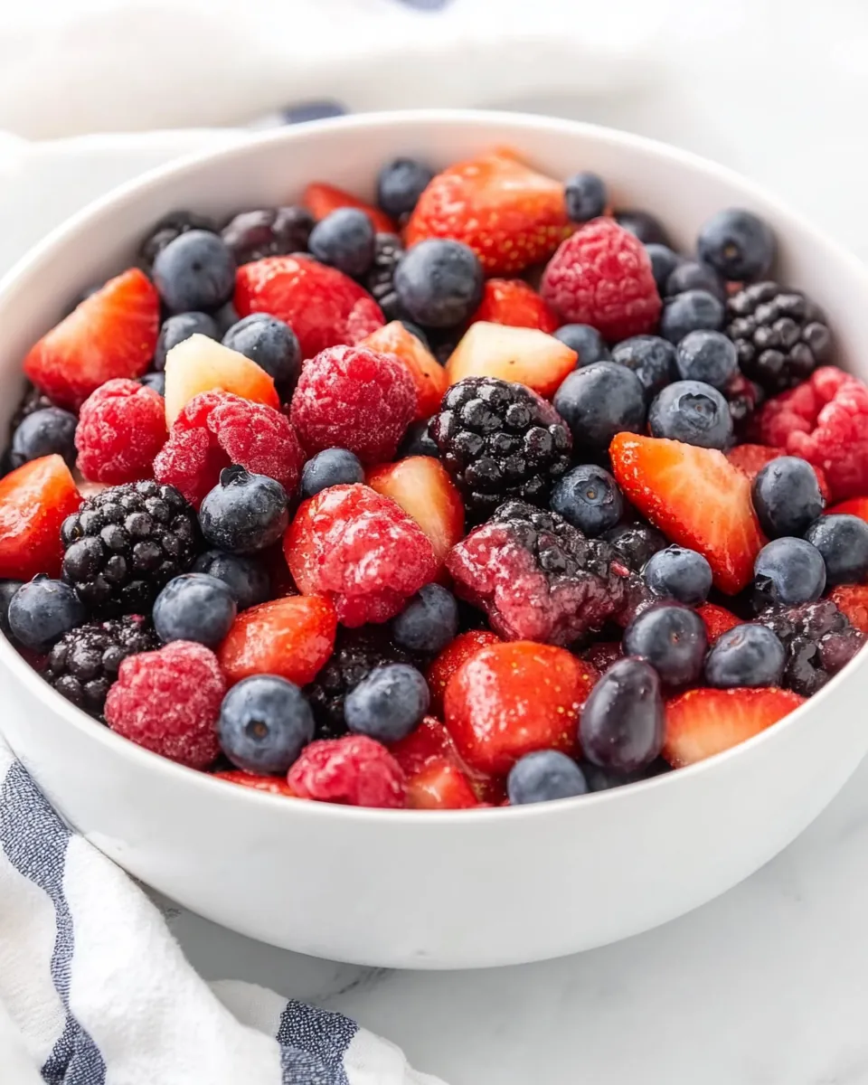 Honey Lime Fruit Salad