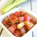 Honey Roasted Rhubarb
