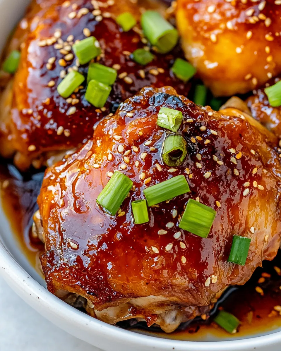 Honey Soy Chicken Thighs