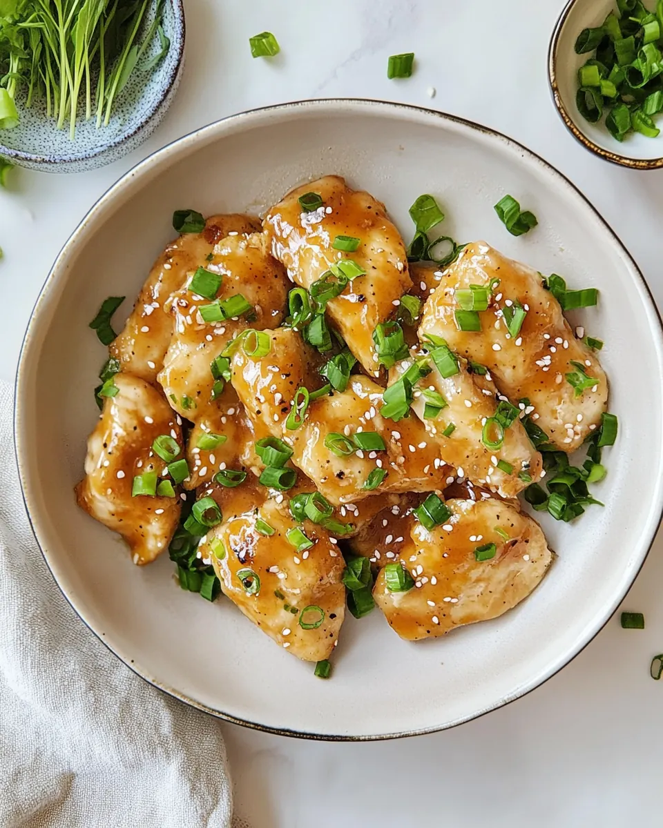 Honey Sriracha Chicken