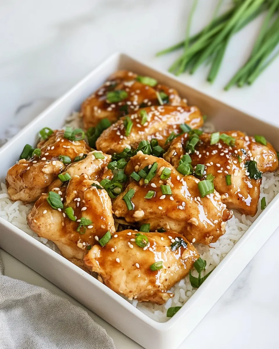 Honey Sriracha Chicken