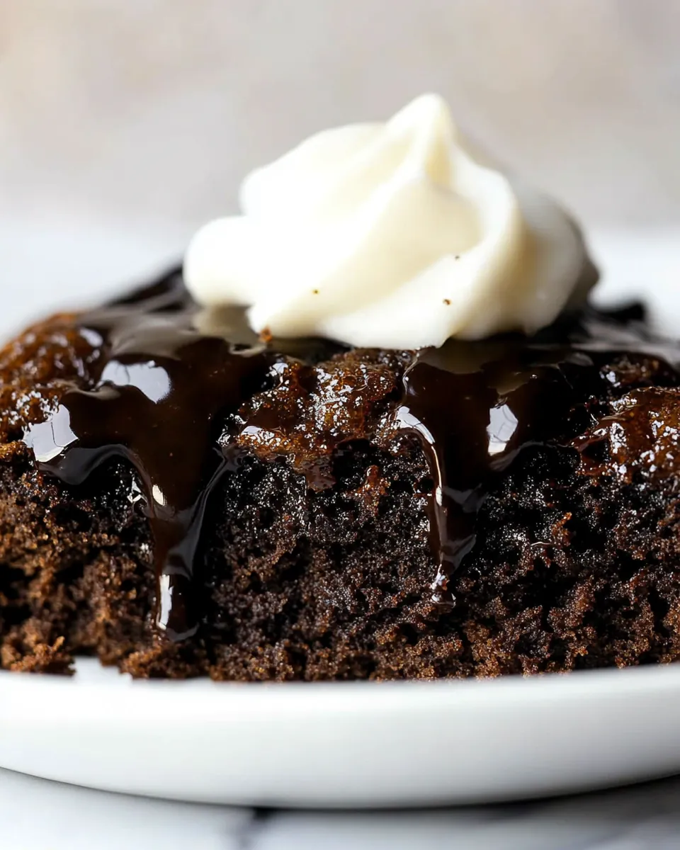Hot Fudge Cake