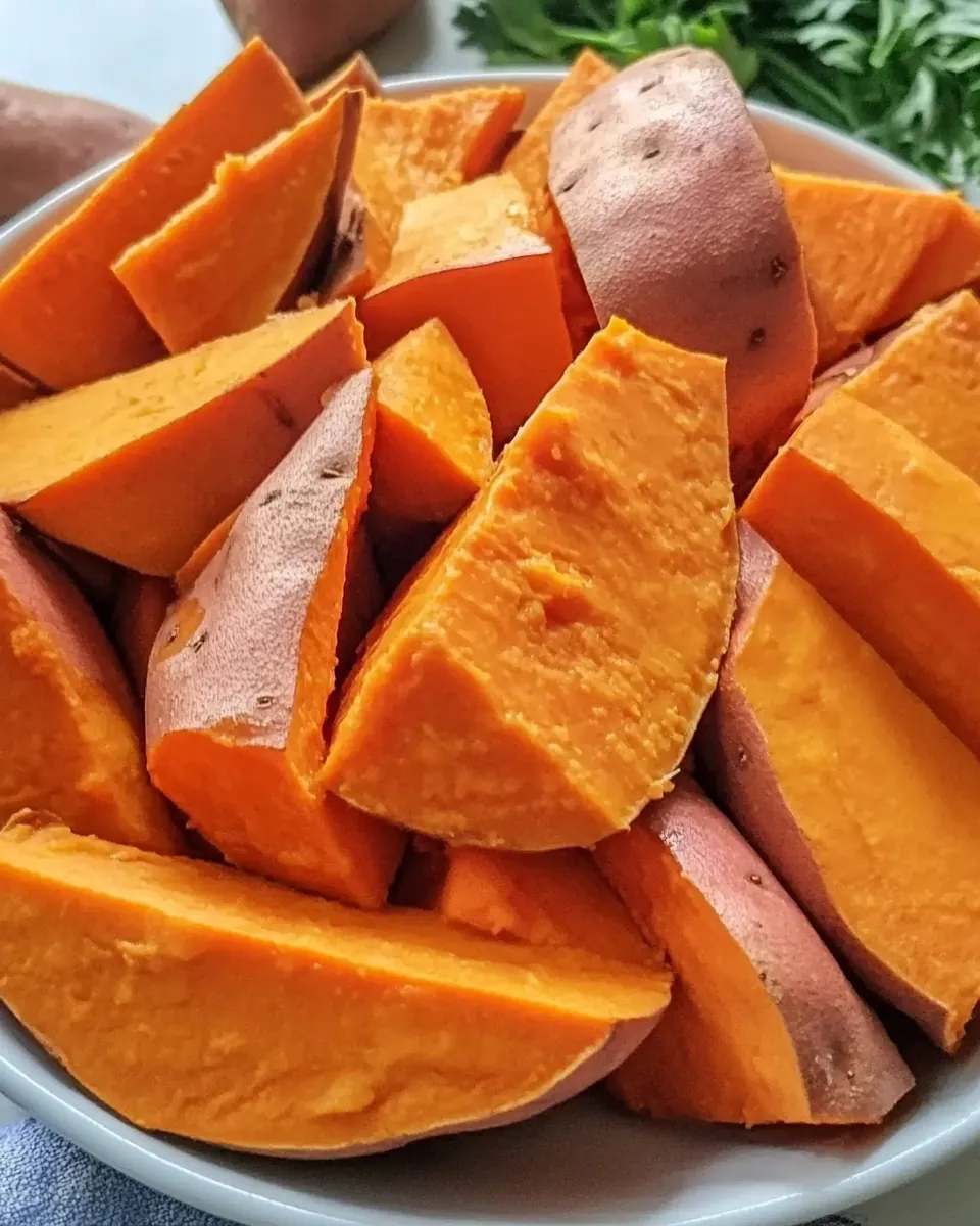 Boil Sweet Potatoes