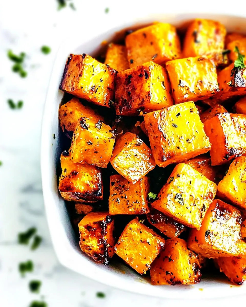 Roast Butternut Squash Cubes