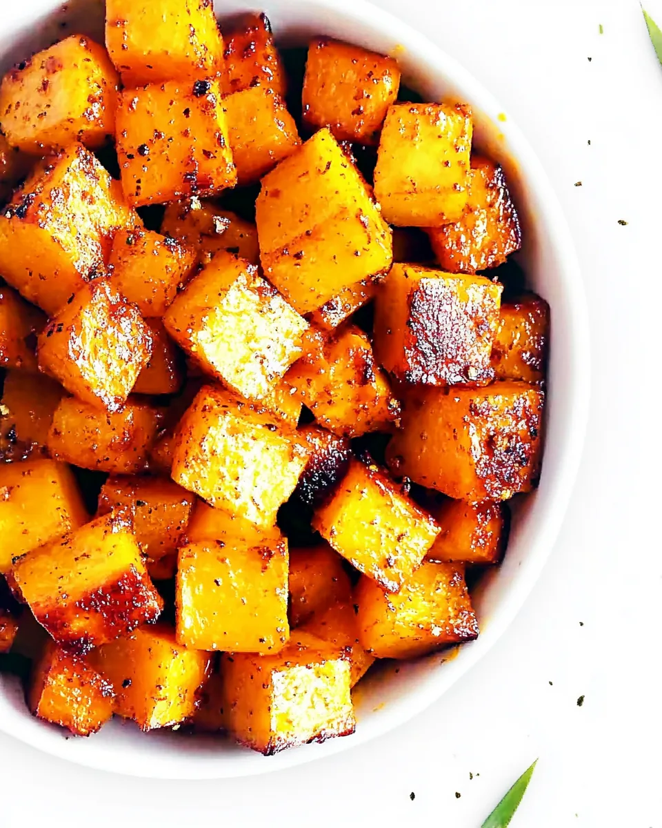 Roast Butternut Squash Cubes