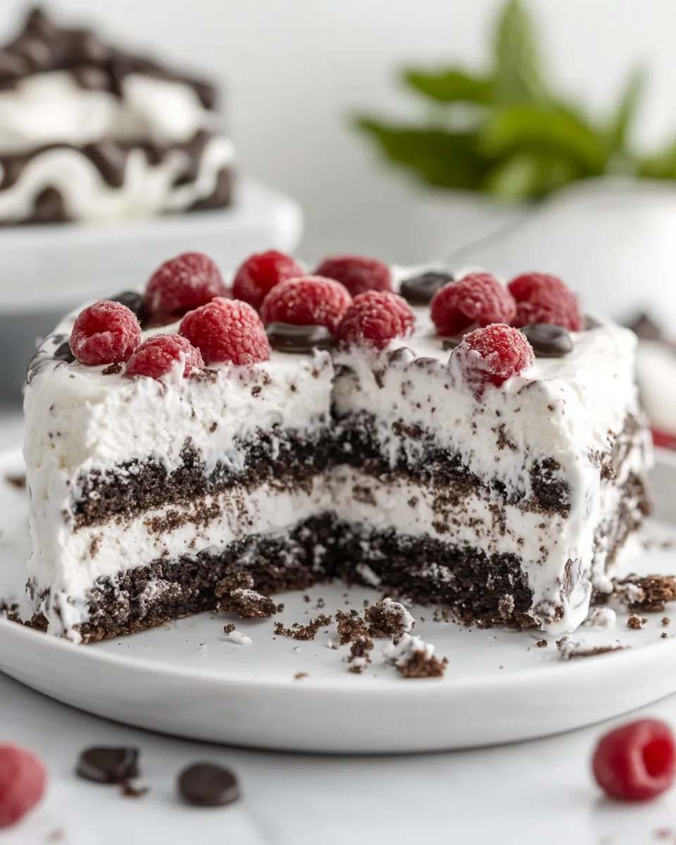 Ice Cream Sandwich Cake