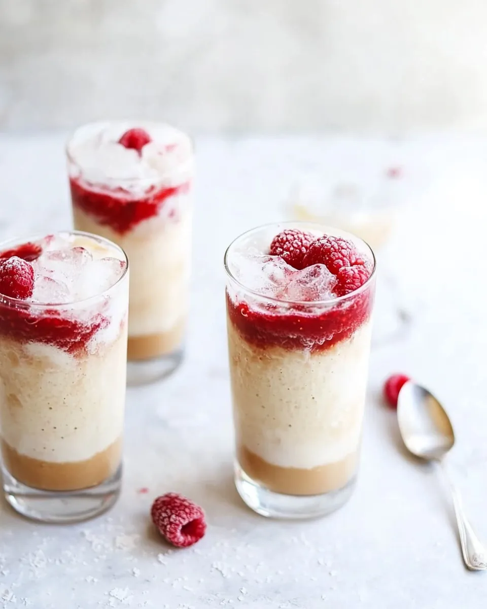 Iced Raspberry Lattes