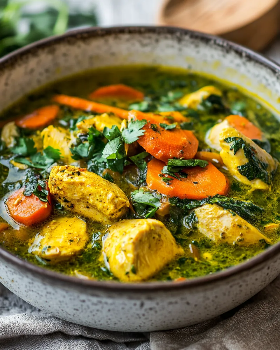 Immunity Boosting Turmeric Chicken Soup