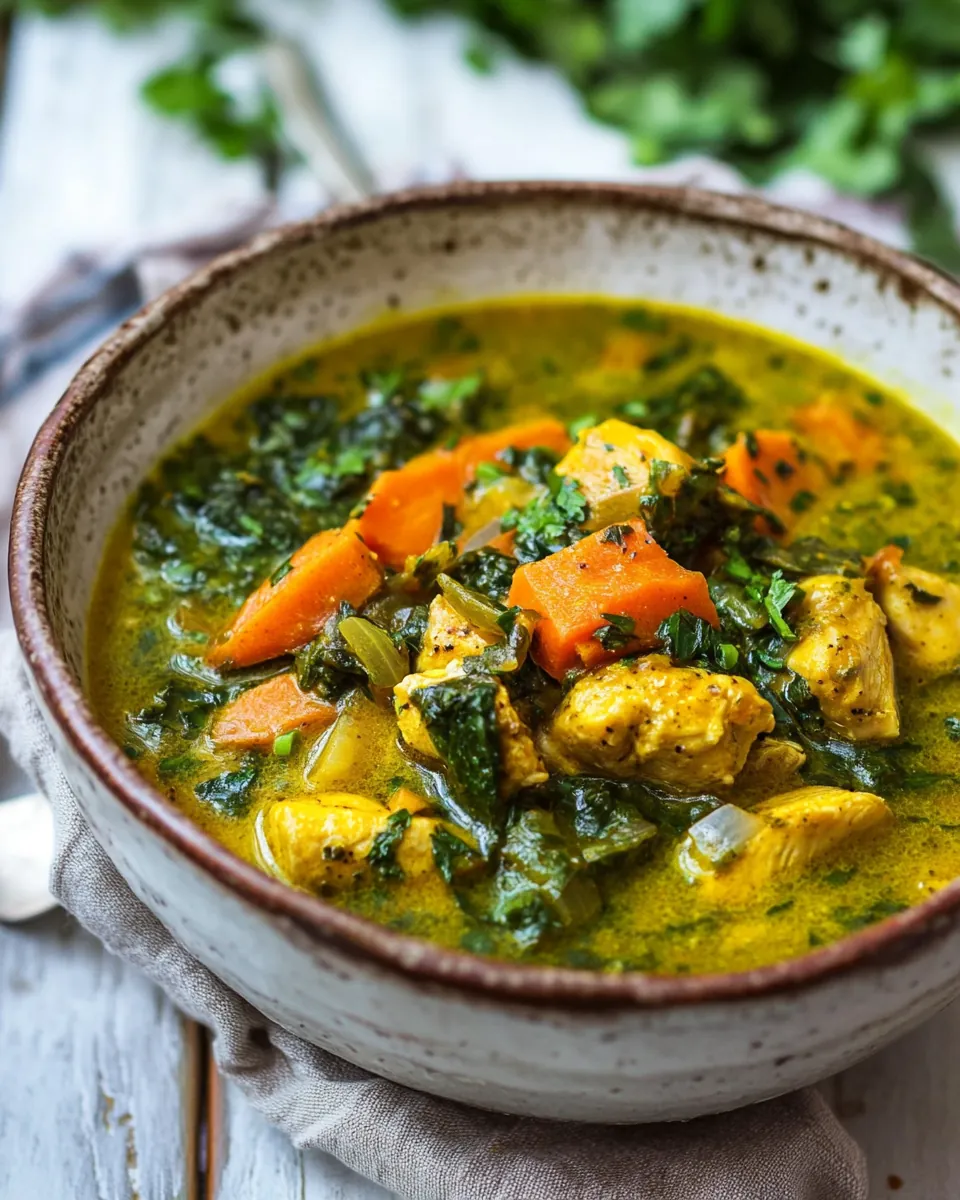 Immunity Boosting Turmeric Chicken Soup