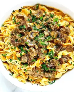 Instant Pot Beef Stroganoff