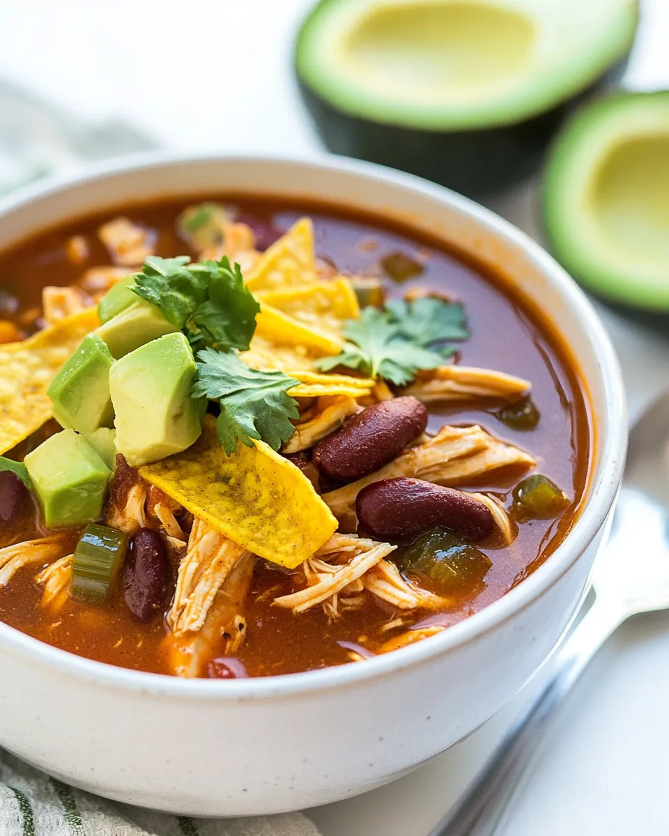 Instant Pot Chicken Tortilla Soup