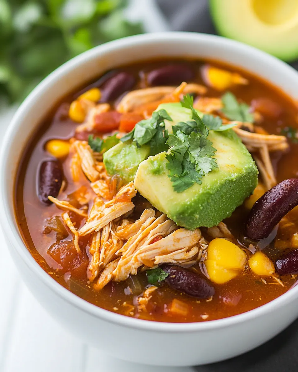Instant Pot Chicken Tortilla Soup