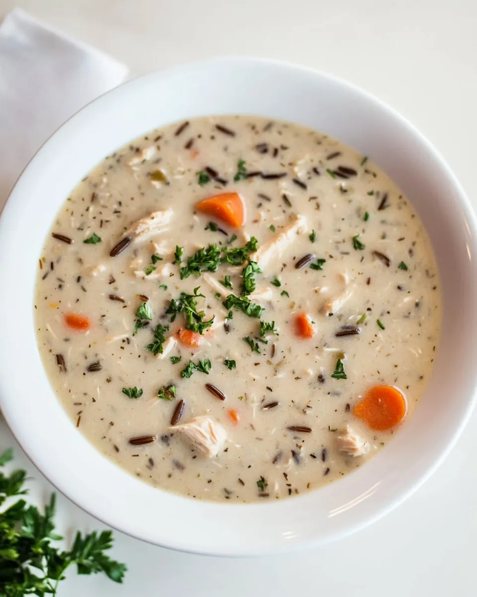 Instant Pot Chicken Wild Rice Soup