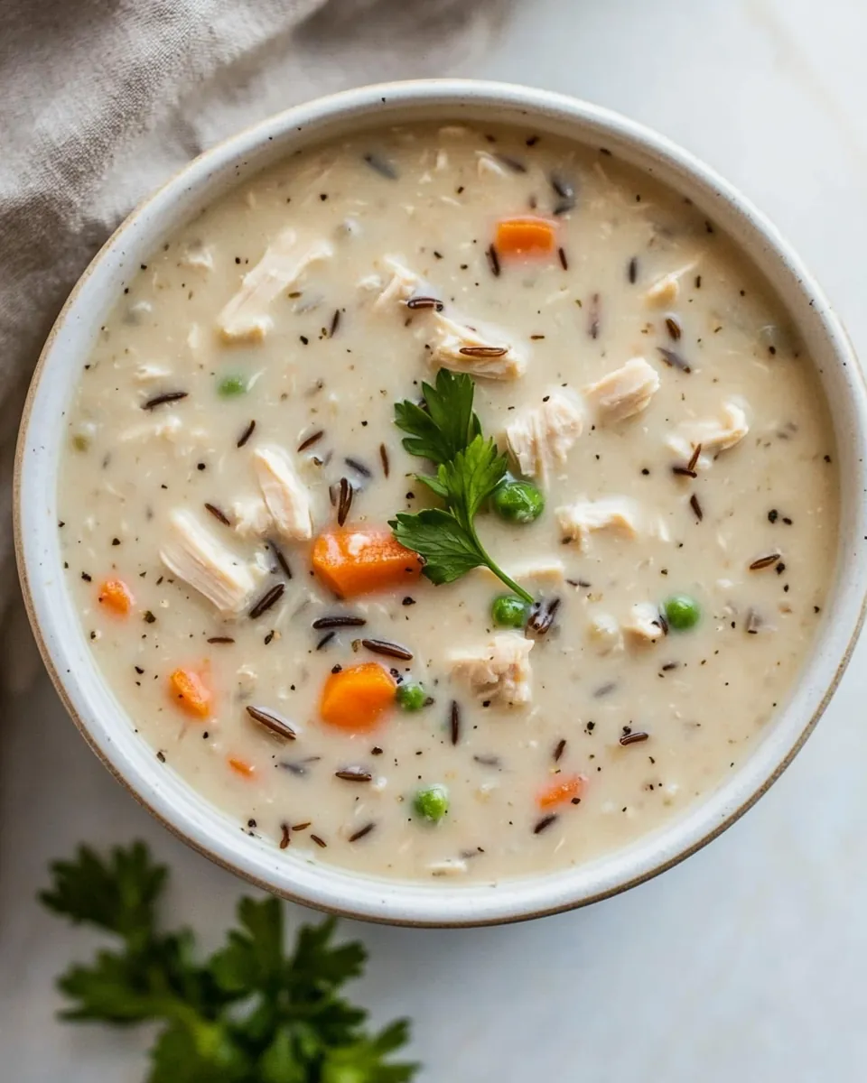 Instant Pot Chicken Wild Rice Soup