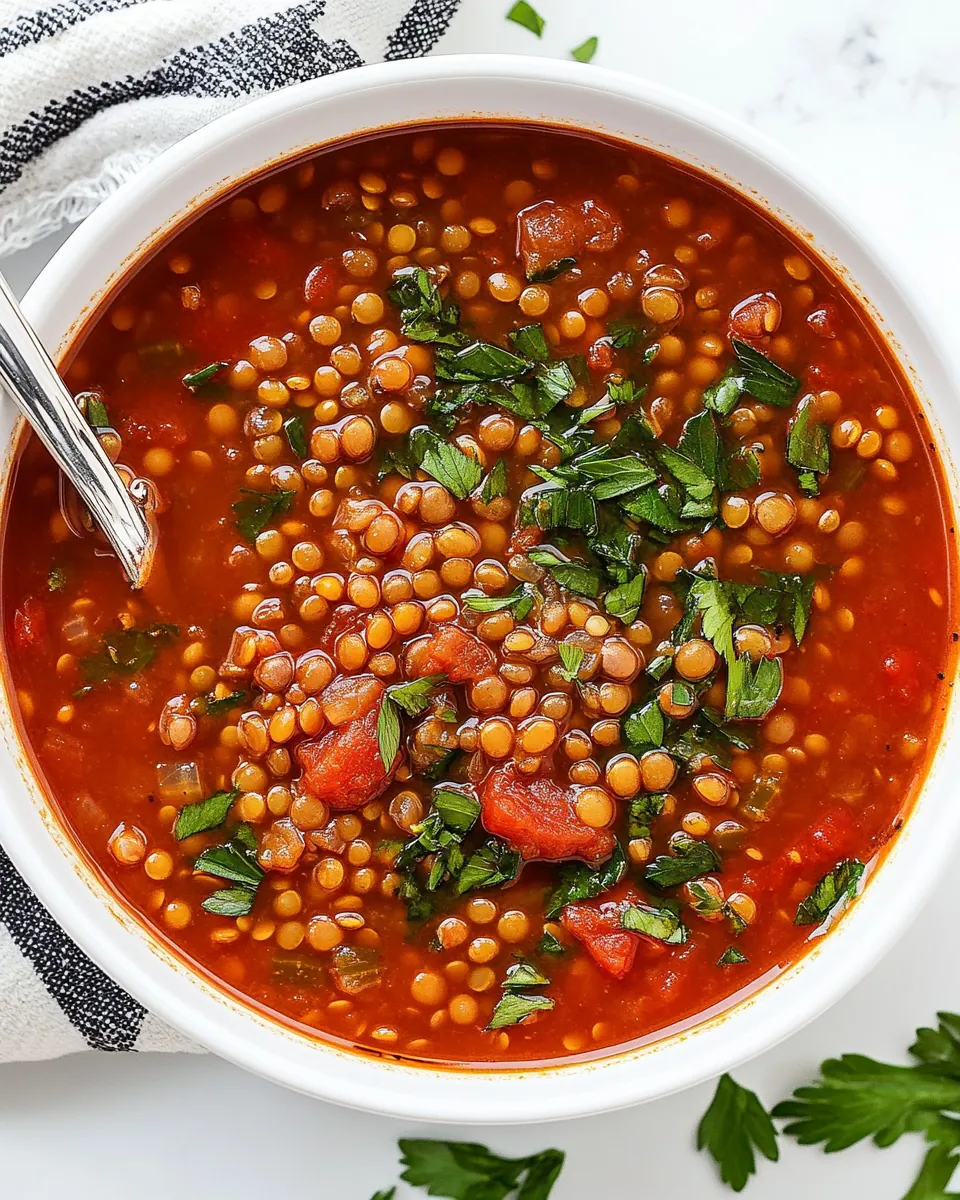 Instant Pot Lentil Soup