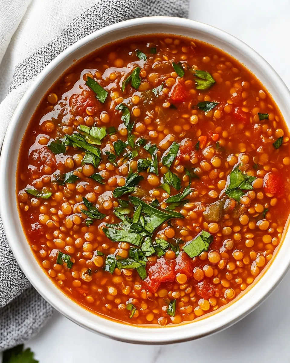 Instant Pot Lentil Soup
